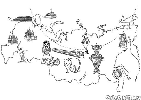 Free Russian Coloring Page Clip Art Library