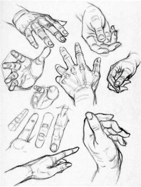 How To Draw Hands Reference Sheets And Guides To Drawing Hands How To Draw Step By Step