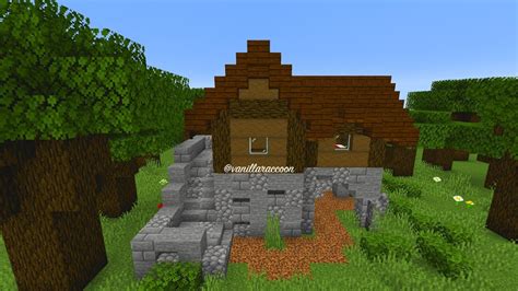 Small Cottage Small Dark Oak House Minecraft