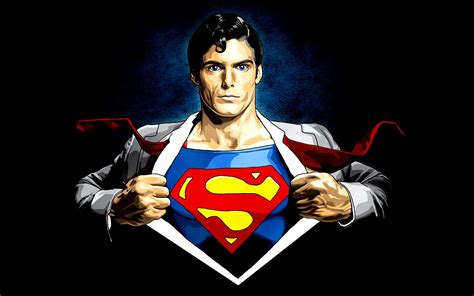 Superman Cartoon Wallpaper Android Imagebankbiz