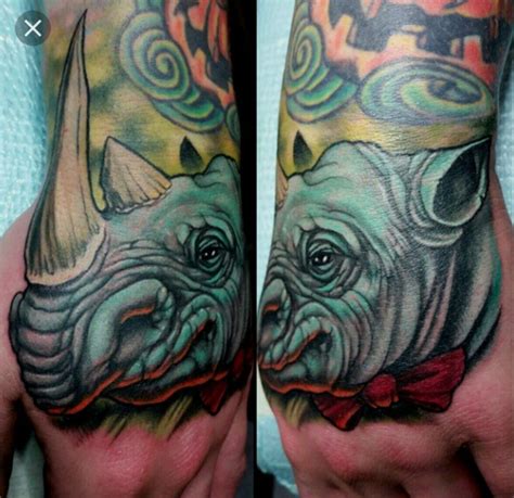 Rhino Tattoo Rhino Tattoo Rhinos Tattoos Animals Tatuajes Animales