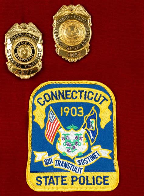 Bid Now Connecticut State Police Badges 3 September 6 0122 1000