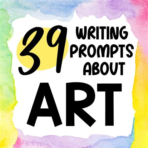 Art Themed Writing Prompts Journaling Prompts Made By Teachers