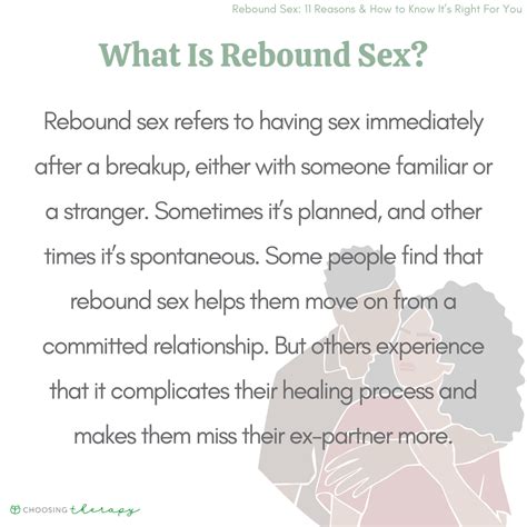 Is Rebound Sex Good After A Breakup