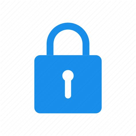 Blue Lock Privacy Safe Secure Security Icon Download On Iconfinder