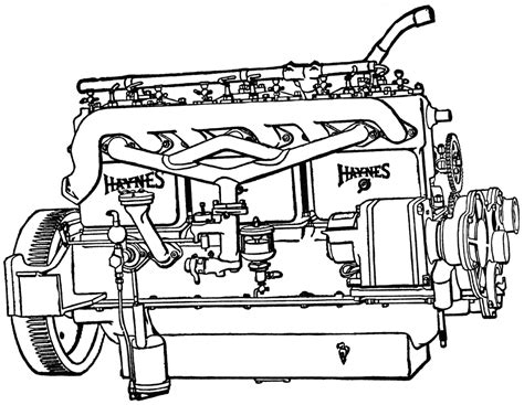 Engine Outline Images Generator Clipart Automobile Car Electric