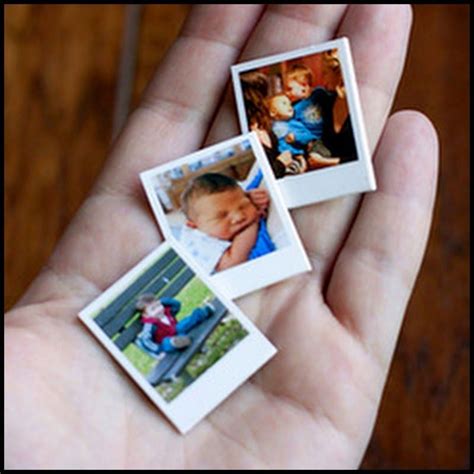 Diy Mini Polaroid Photo Magnets Diy Arts And Crafts Diy Crafts For