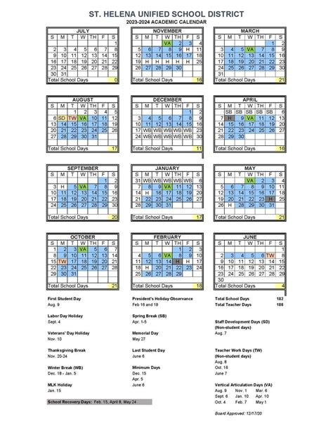 The First Academy Calendar Printable Calendar