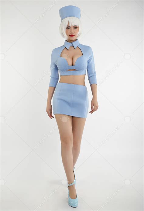 halloween adult women vintage airline stewardess costume the fifth element cosplay fullset
