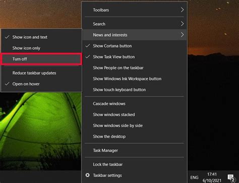 How To Turn Off News And Interests In Windows 10s Taskbar Good Gear