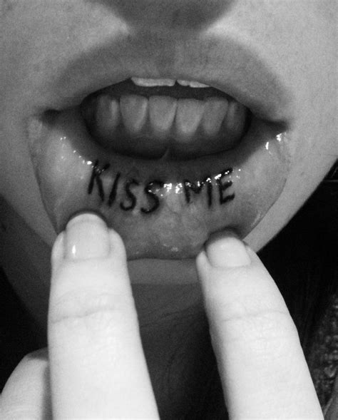 I Wish I Had One Like That Lip Tattoos Inner Lip Tattoo Inside Lip Tattoos