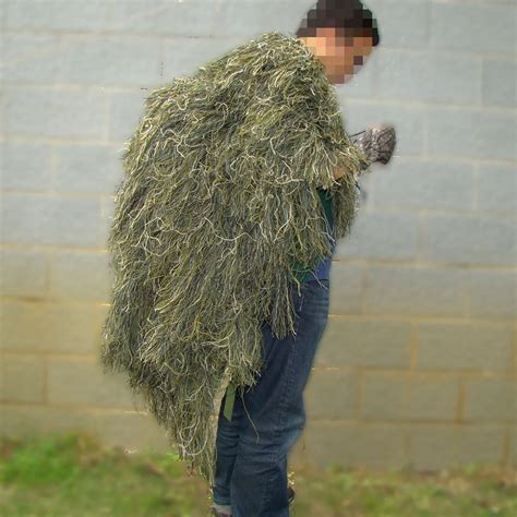 Ttgtactical Ultralight Synthetic Sniper Ghillie Poncho Camouflage