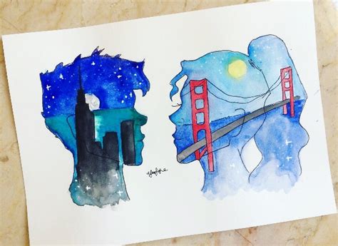 Do It For The Aesthetic Double Exposure Watercolor Percy Jackson New