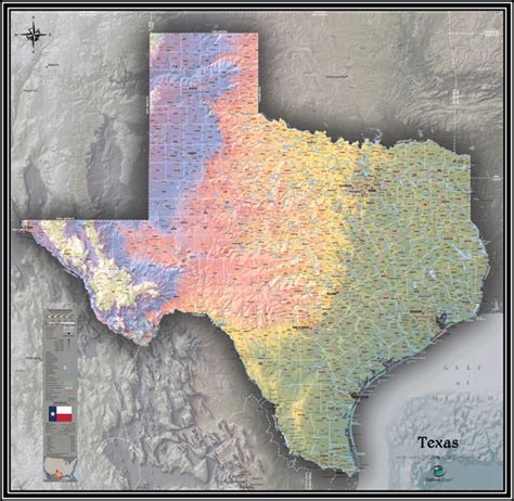 29 Physical Map Of Texas Online Map Around The World