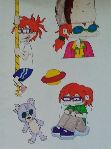 All Grown Up Chuckie Finster Doodles By Officalv On Deviantart