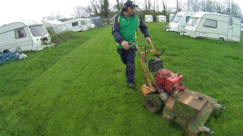 Ransomesbobcat 36 Mower In Action Belt Snapped Youtube
