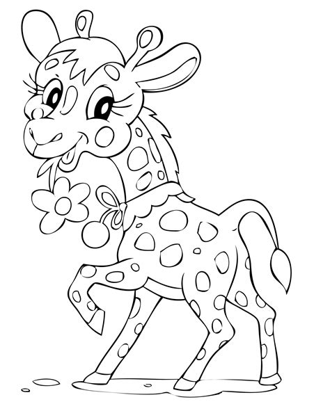 Coloriages à Imprimer Girafe Numéro Fca21a8c