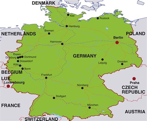 Above you have a geopolitical map of germany with a precise legend on its biggest cities, its road network, its airports, railways and waterways. Germany News Articles - German News Headlines and News Summaries