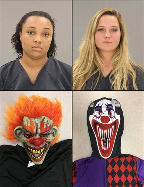 cops teenage idiots busted for evil clown stunt that left girls in hysterics the smoking gun