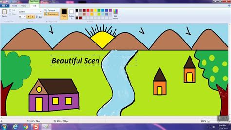 How To Draw Painting In Ms Paint Warehouse Of Ideas