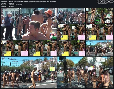 Naked Parade In San Francisco