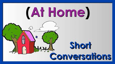 At Home Easy English Conversation Practice Esl Youtube