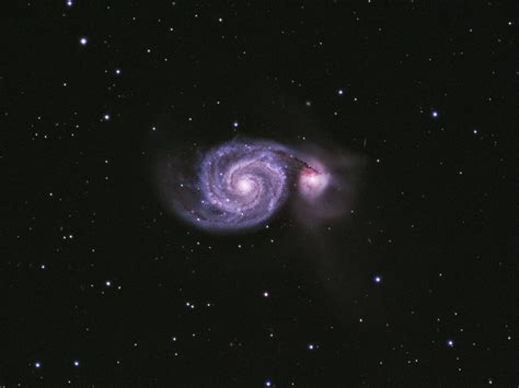 Whirlpool Galaxy M51 Wa Chur Ed Observatory