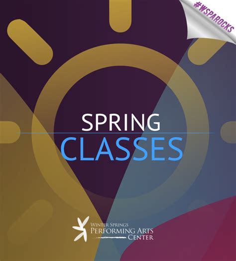 Summer 2023 Classes Winter Spring Performing Arts