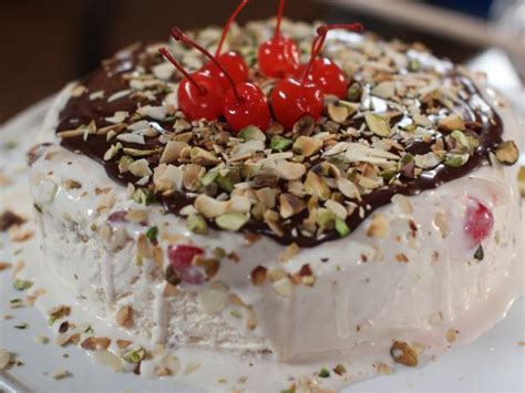 Level it up with a spatula. Speedy Ice Cream Cake Recipe | Siba Mtongana | Cooking Channel
