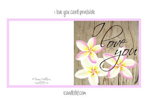 Romantic Free Printable Love Cards