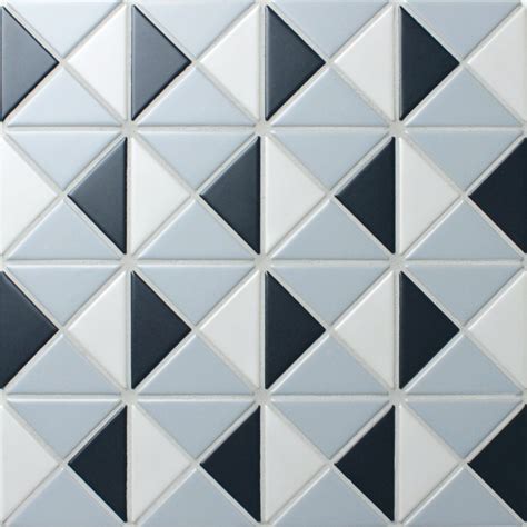 Blue Mountain Kaleidoscope 2 Triangle Geometric Tiles Design Ant