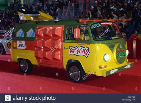 The ninjatel van is a 2001 ford econoline e250 van, designed and converted by bob saberfire bristow and colleen phar campbell into the base of operation for ninjatel. Teenage Mutant Ninja Turtles van at the 84th Annual ...
