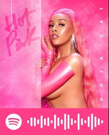 an iphone screen with the message say so doja cat hot pink