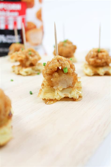 Mini Chicken And Waffle Appetizer Lets Mingle Blog