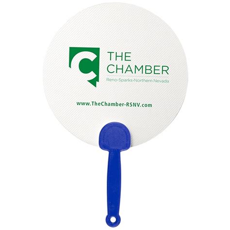 Transparent Plastic Hand Fan #33249