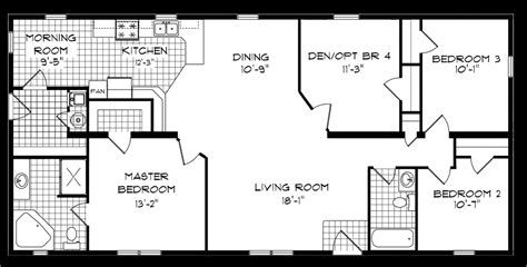 Floor Plans For 4 Bedroom Modular Homes