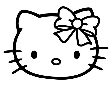 Hello Kitty 50s Coloring Pages