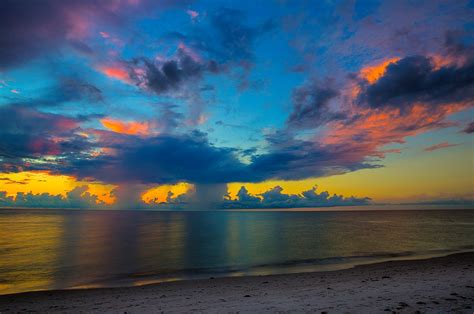 2560x1700 Florida Beach Sunset Chromebook Pixel Hd 4k Wallpapers Images Backgrounds Photos And