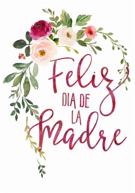 Feliz Dia De La Madre Flower Wreath Postcard Dia De La