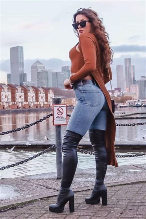 pin by n dilop on jeans and boots in 2023 leather pants women otk boots outfit thigh boots