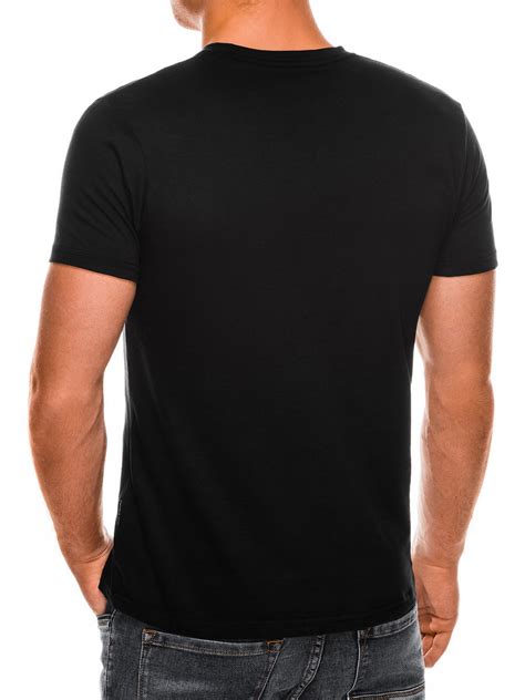 Mens Plain T Shirt S884 Black Modone Wholesale Clothing For Men