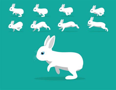 Running Rabbit Outline