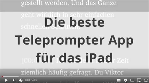 Maybe you would like to learn more about one of these? Pages ist die beste iPad Telepromter App