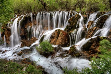 Landscape Of Waterfall At Jiuzhaigou Photograph By Fototrav Pixels