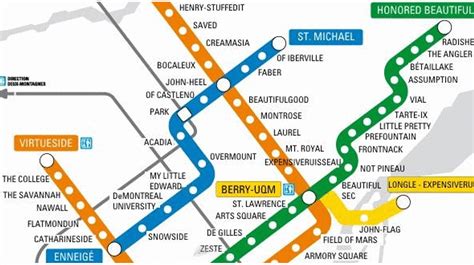 Montreals First Ever Anglophone Metro Map Mtl Blog