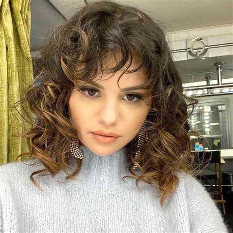 Selena Gomez Shows Off Curly Hair Rare Beauty Glam