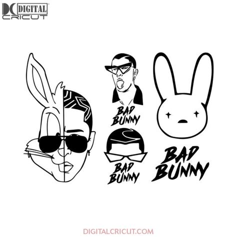 52 Bad Bunny Sticker Svg | Oldroadpritives