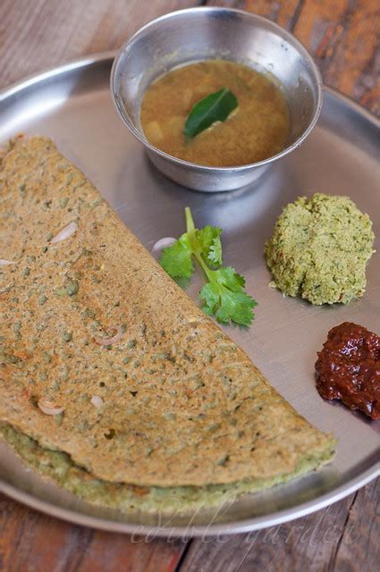 Andhra Pesarattu Recipe Pesarattu Dosa With Green Moong Dal