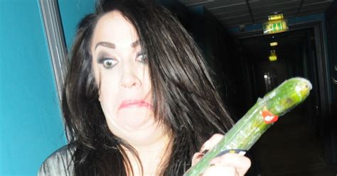 Bex Shiner Has The Strangest Drunken Munchies As She Tries To Scoff Mouldy Cucumbers While