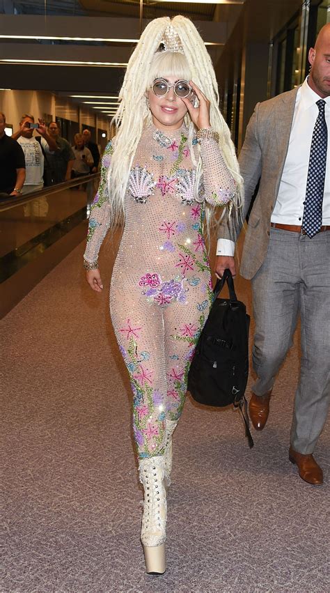 Lady Gaga 30th Birthday Pictures Of Her 30 Craziest Outfits Meat Dress Included Glamour